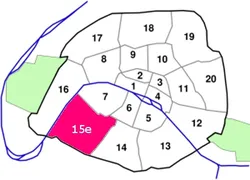 epaviste à proximité de Paris 15e Arrondissement