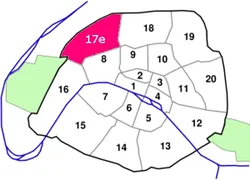 epaviste à proximité de Paris 17e Arrondissement